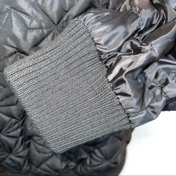 New York & Co Puffy Black Coat Size Jr Large - Picture 8 of 10